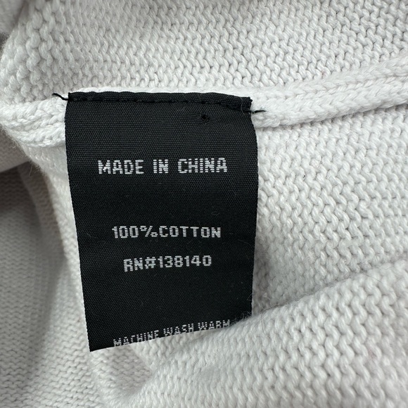 Born Fly Cardigan Sweater Mens XL Anywhere USA Elbow Patch Shawl Collar Preppy - Picture 8 of 11